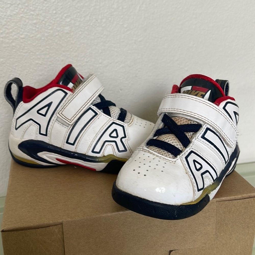 VGUC Rare Nike Pippen Uptempo Olympics Ed. Shoes 10C